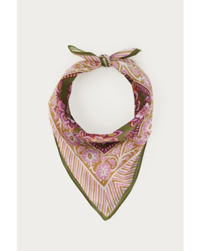 My Jewellery Scarf green flower MJ16594