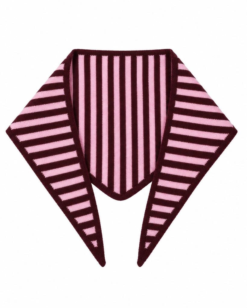 Gossip GEBREID GESTREEPT SJAALTJE Bordeaux