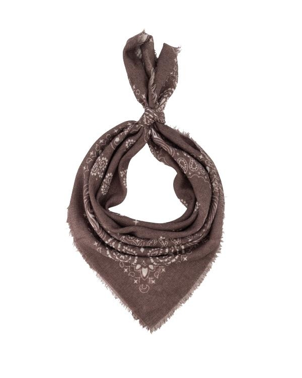 Gossip SJAAL PAISLEY PRINT FEE Donkerbruin
