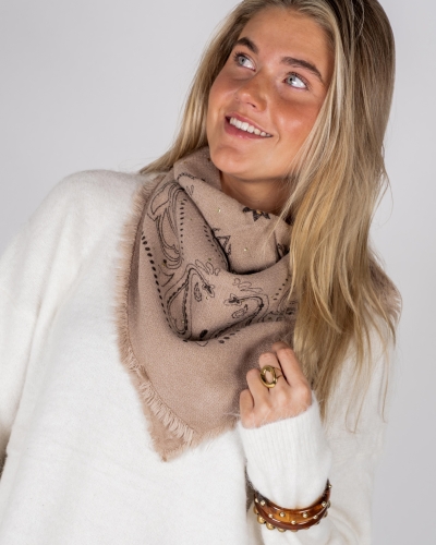 Gossip SH71102 PAISLEY SJAAL STUDS