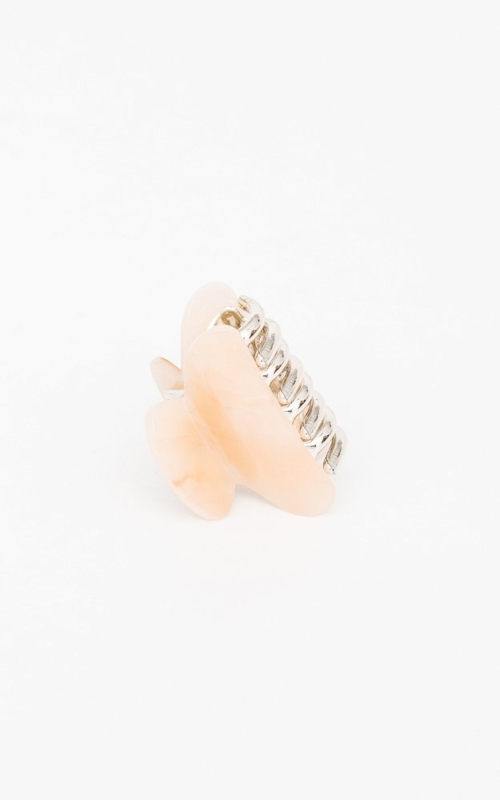 HAARCLIP MARBLE ORANJE