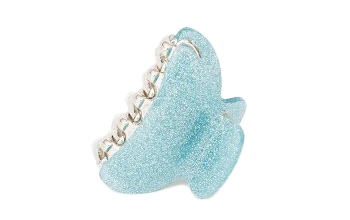 HAARCLIP GLITTER BLAUW