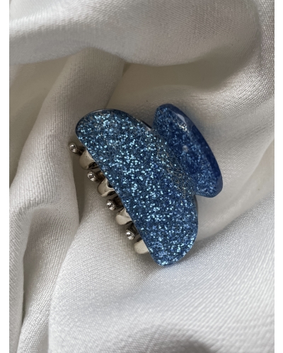 Gossip HAARCLIP GLITTER KLEIN Blauw
