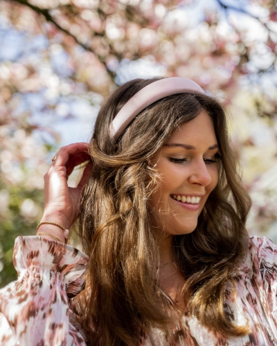 Gossip HAARBAND SATIJN ROZE