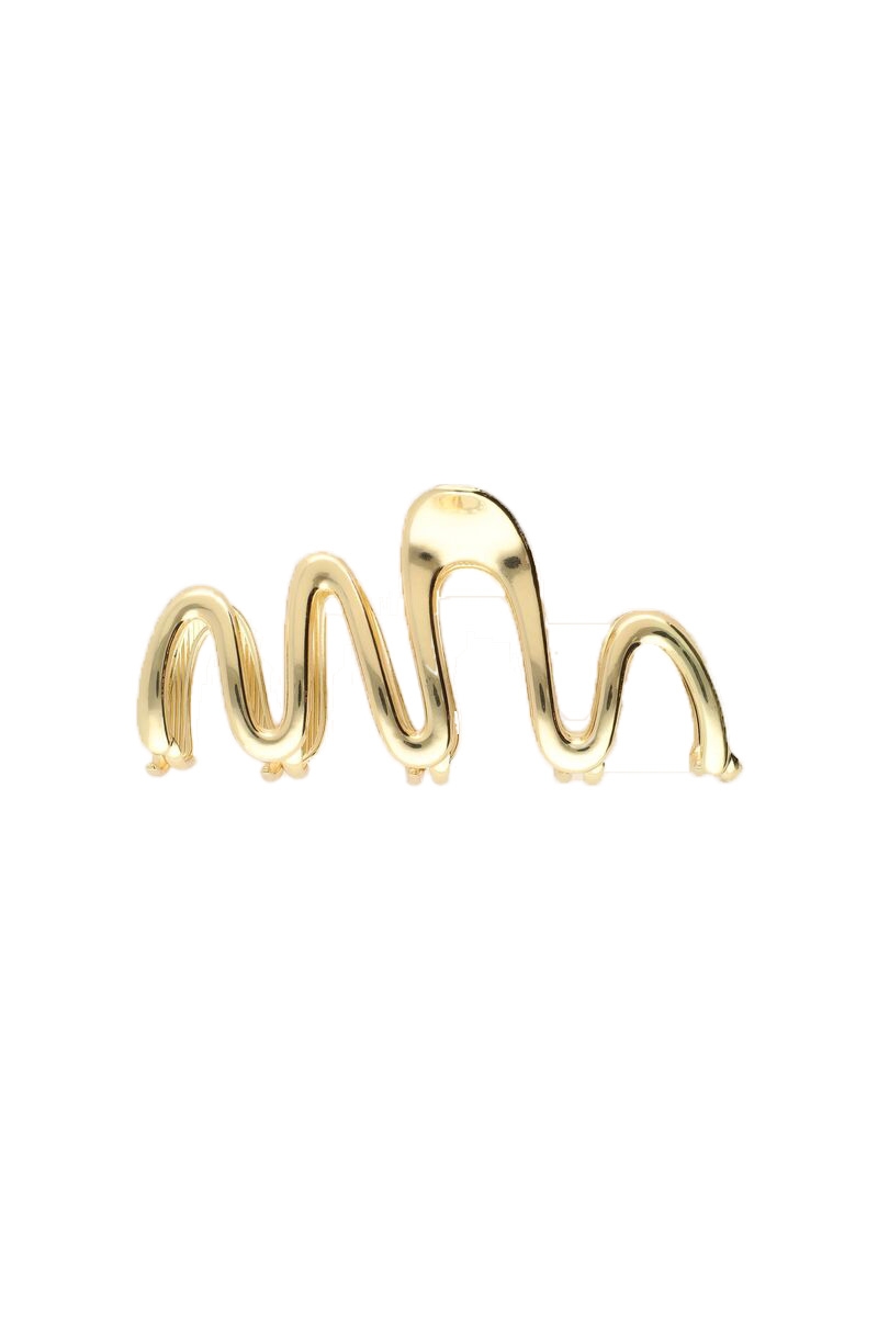 HAARCLIP MET TWIST GOUD