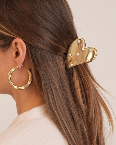 My Jewellery Hairclip pearl hearts MJ13843