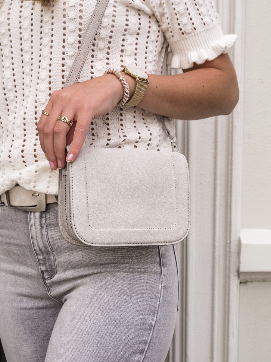SUEDE CROSS BODY BAG MINI