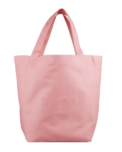 Scotch & Soda CANVAS BAG ROZE