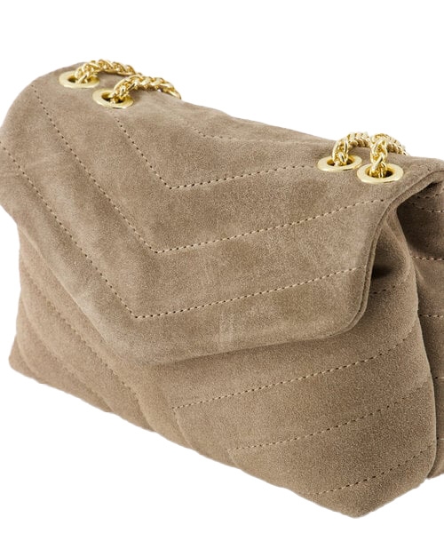 TAS CELINE SUEDE TAUPE