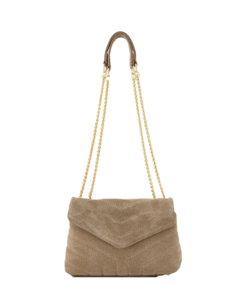 TAS CELINE SUEDE TAUPE
