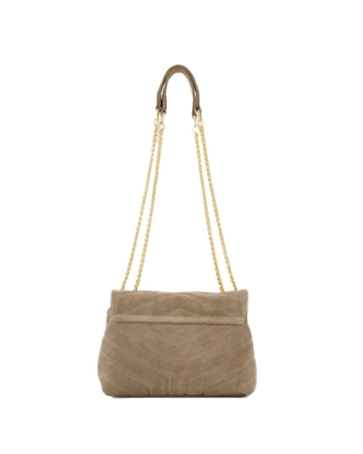 TAS CELINE SUEDE TAUPE