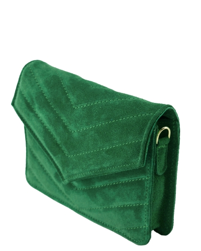 TAS LAURIE SUEDE GROEN 