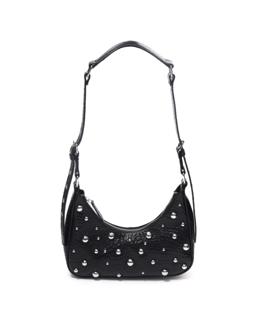 TAS ERIN MET STUDS ZWART