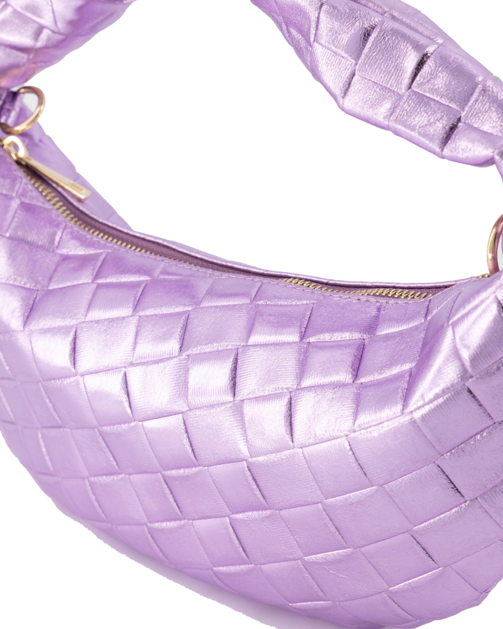 TAS BOTTA LILA METALLIC