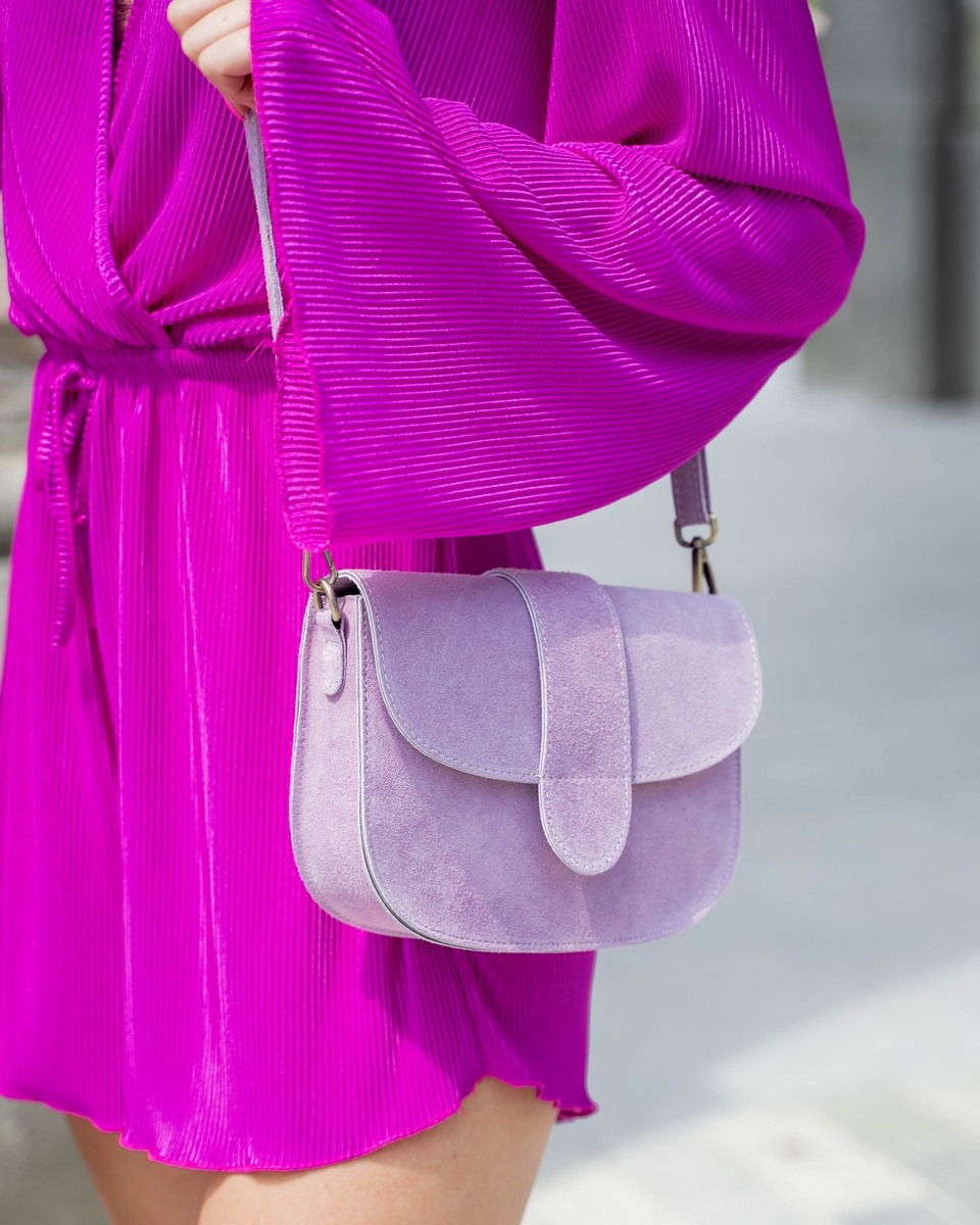 TAS MAAN SUEDE LILA