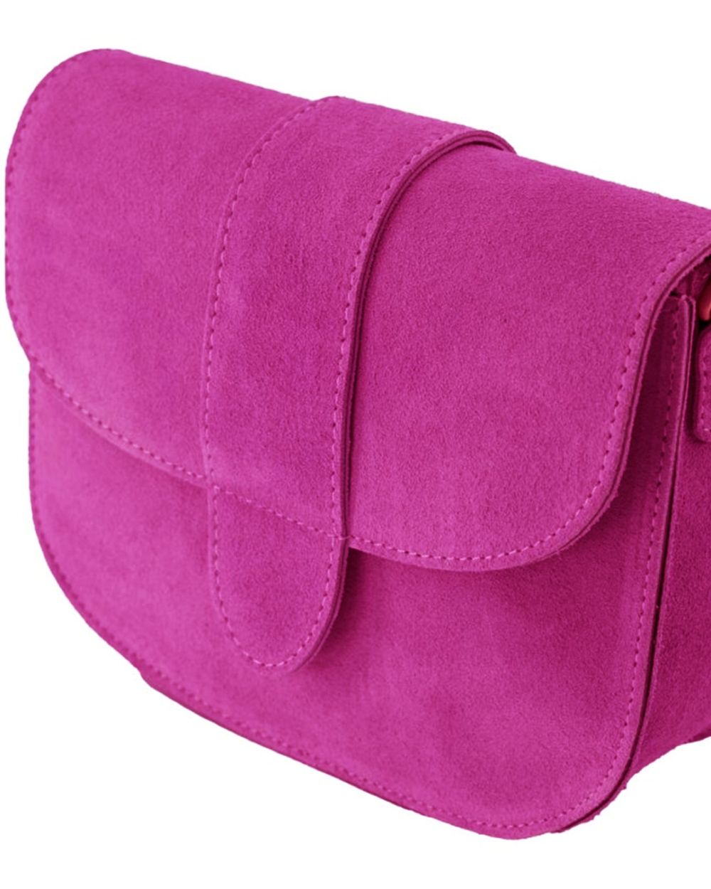 TAS MAAN SUEDE FUCHSIA
