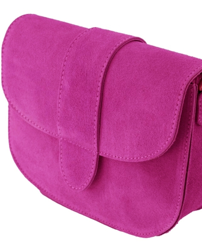TAS MAAN SUEDE FUCHSIA