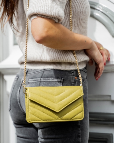 TAS LAURIE LIME GROEN