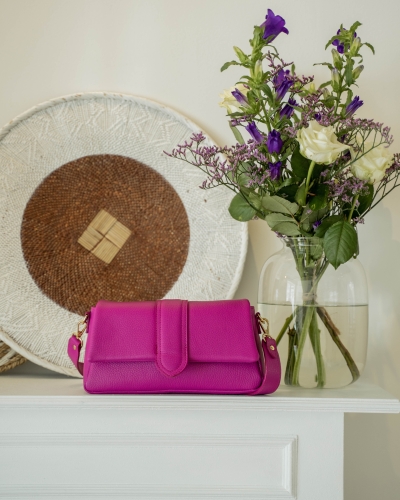 TAS PUFFY JASMIN FUCHSIA