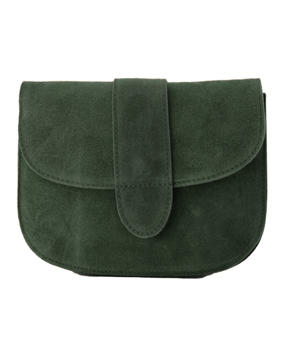 TAS MAAN SUEDE DONKERGROEN