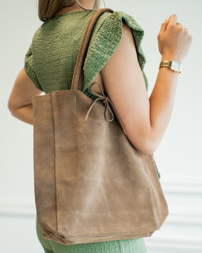 Gossip TAS MIA SUEDE TAUPE
