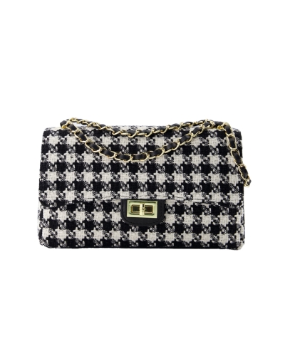TAS AUDREY TWEED ZWART-WIT