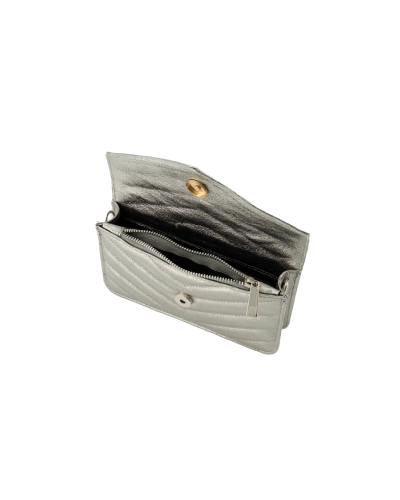 TAS LAURIE METALLIC ZILVER