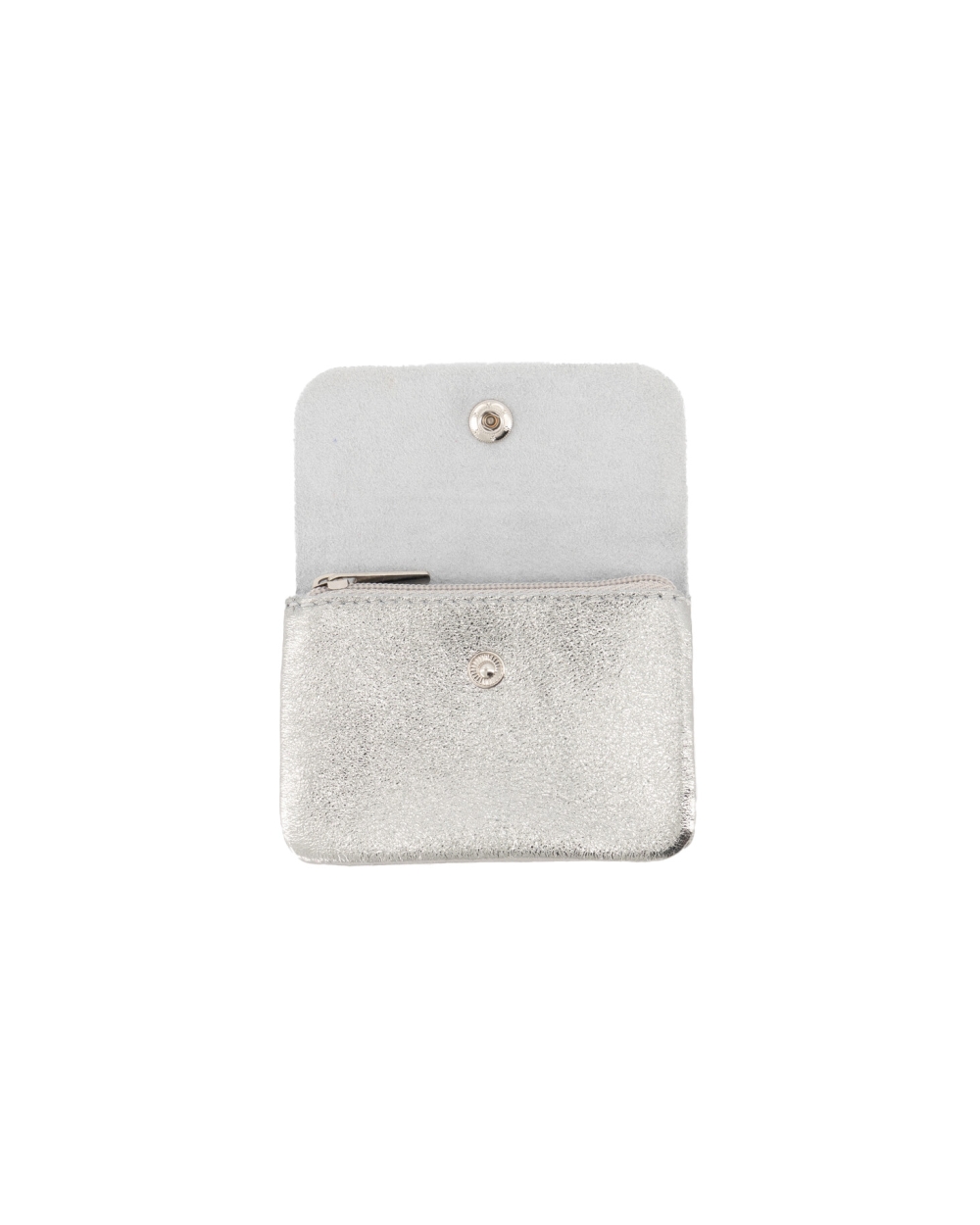 PORTEMONNEE LISA METALLIC ZILVER