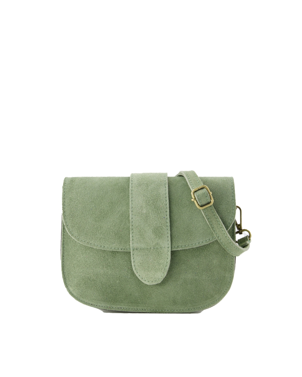TAS MAAN SUEDE SALIE GROEN