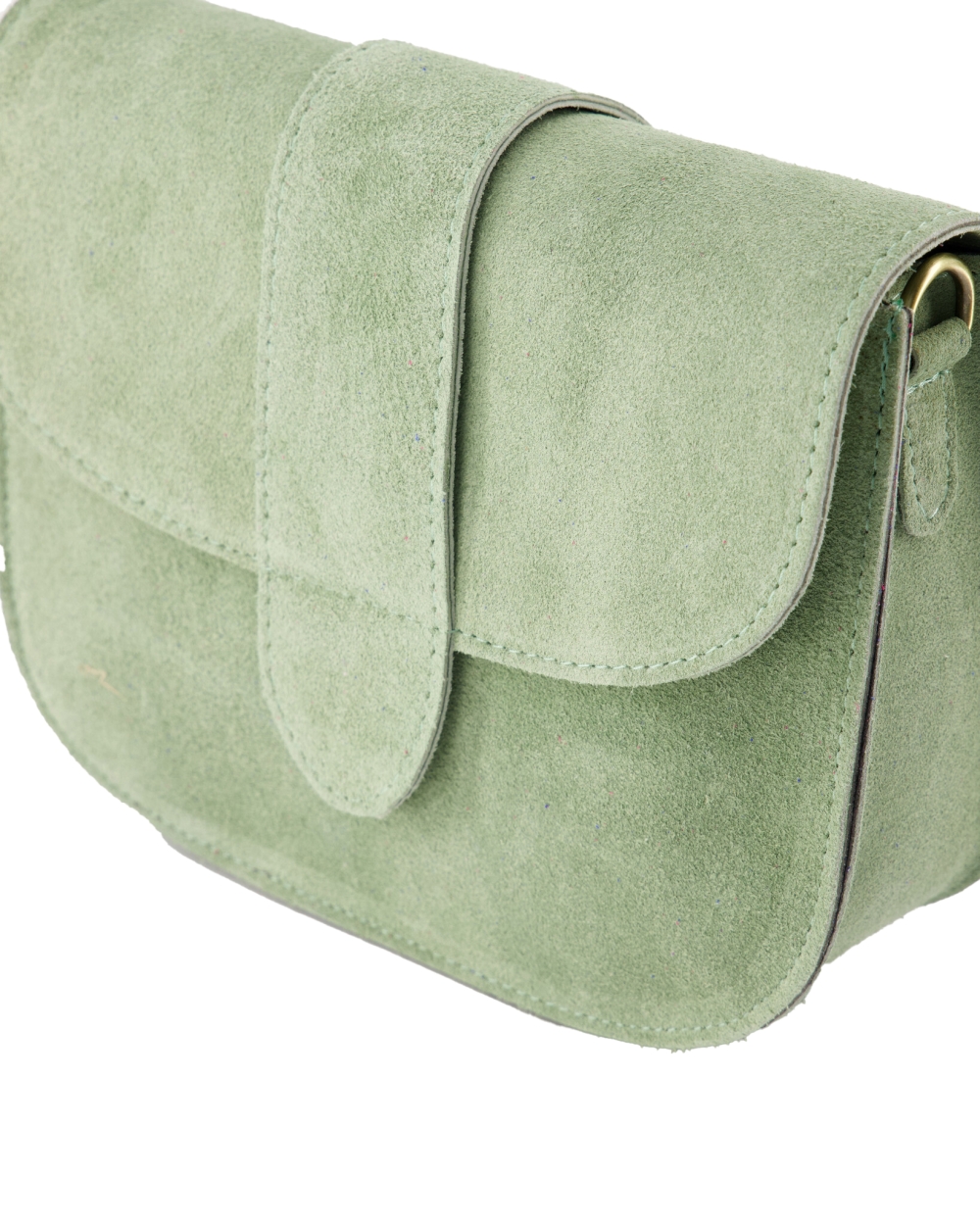 TAS MAAN SUEDE SALIE GROEN