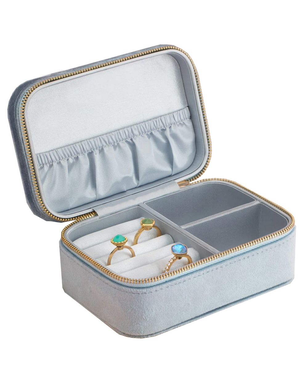 VELVET TRAVEL ETUI GRIJS