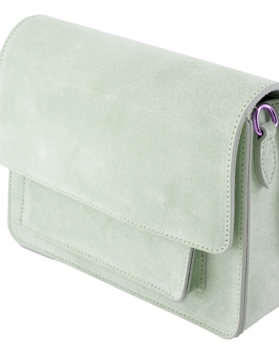 TAS FENNA SUEDE GROEN