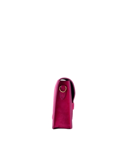 TAS JANICE SUEDE FUCHSIA