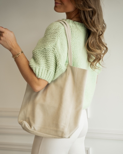 Gossip TAS MIA SUEDE ECRU