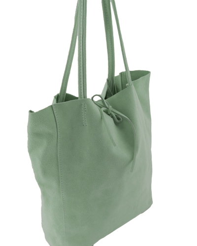TAS MIA SUEDE GROEN
