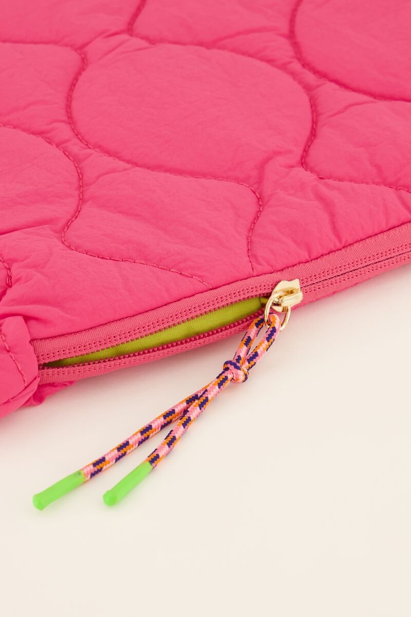LAPTOPHOES MET PATROON ROZE