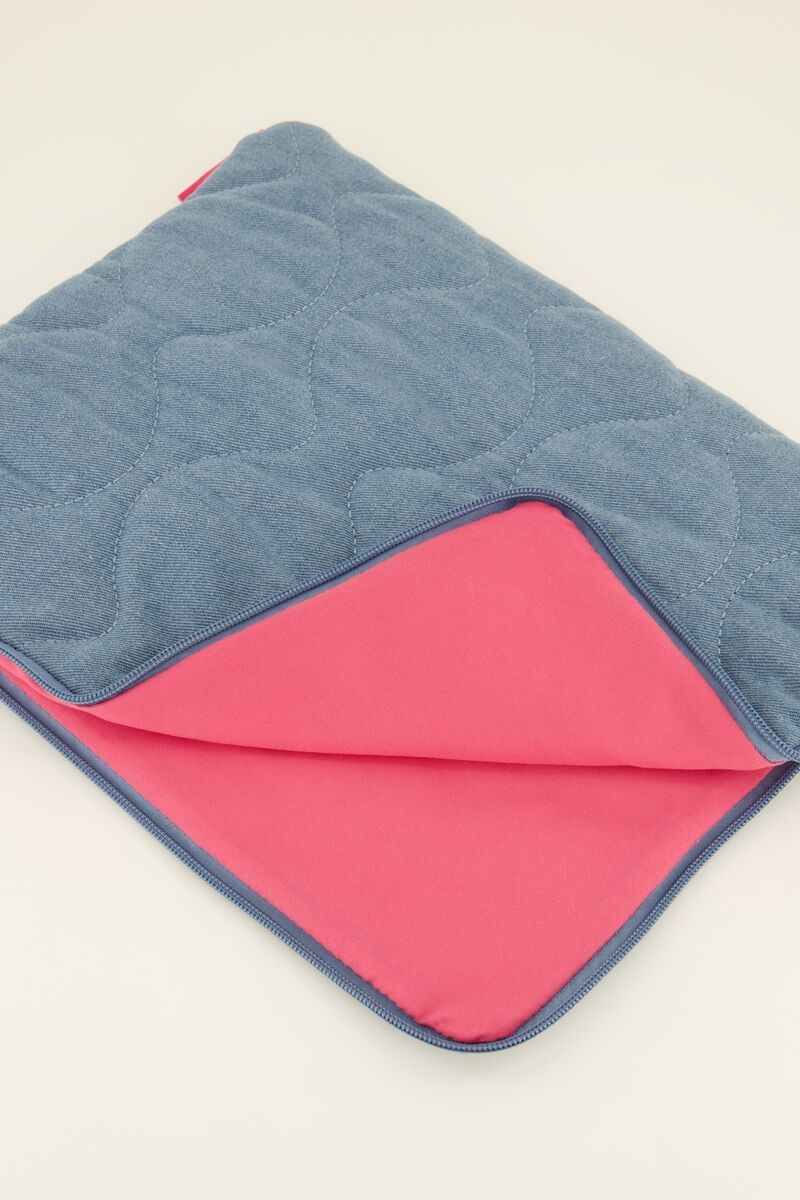 LAPTOPHOES MET PATROON DENIM