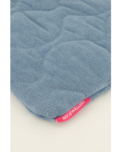LAPTOPHOES MET PATROON DENIM