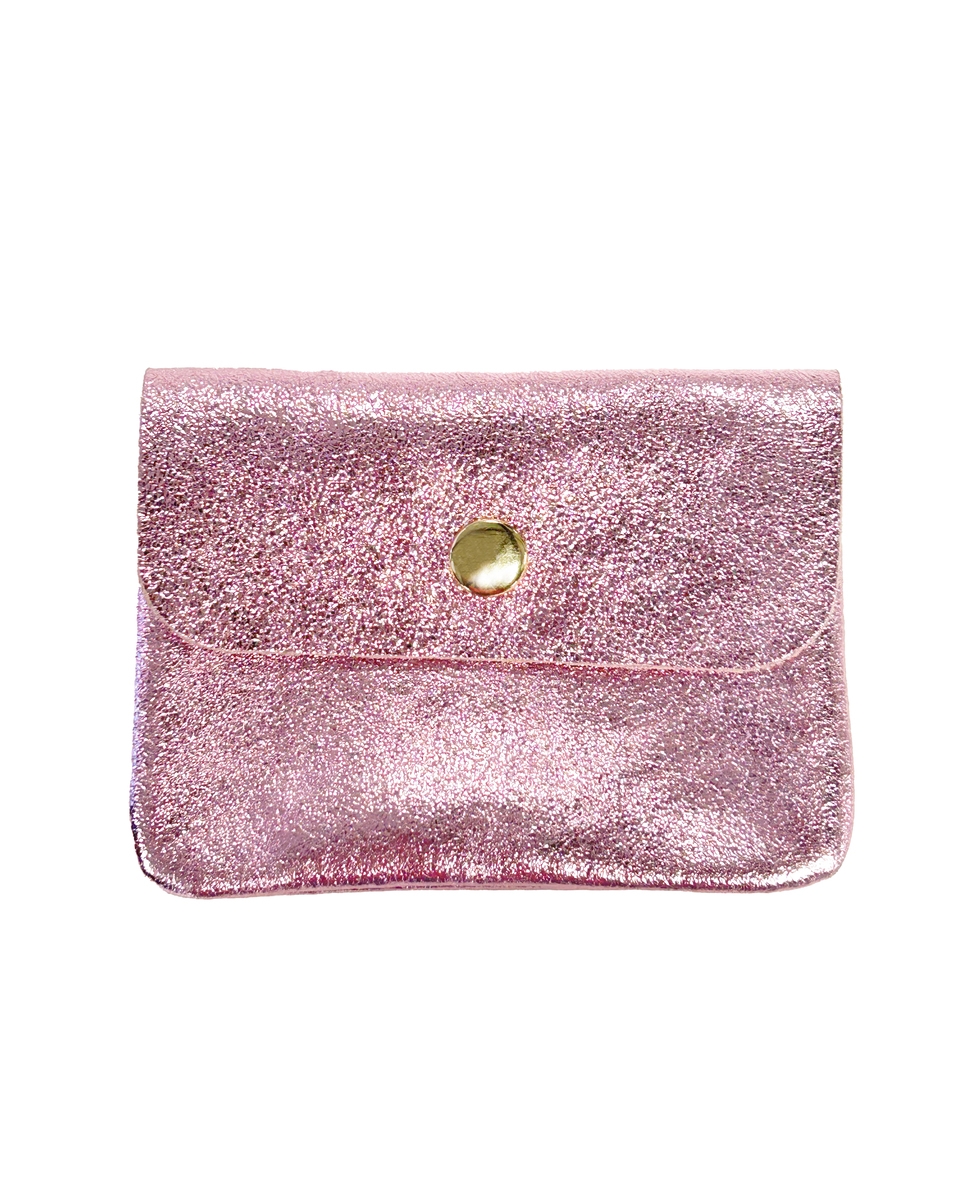 PORTEMONNEE LISA METALLIC ROZE