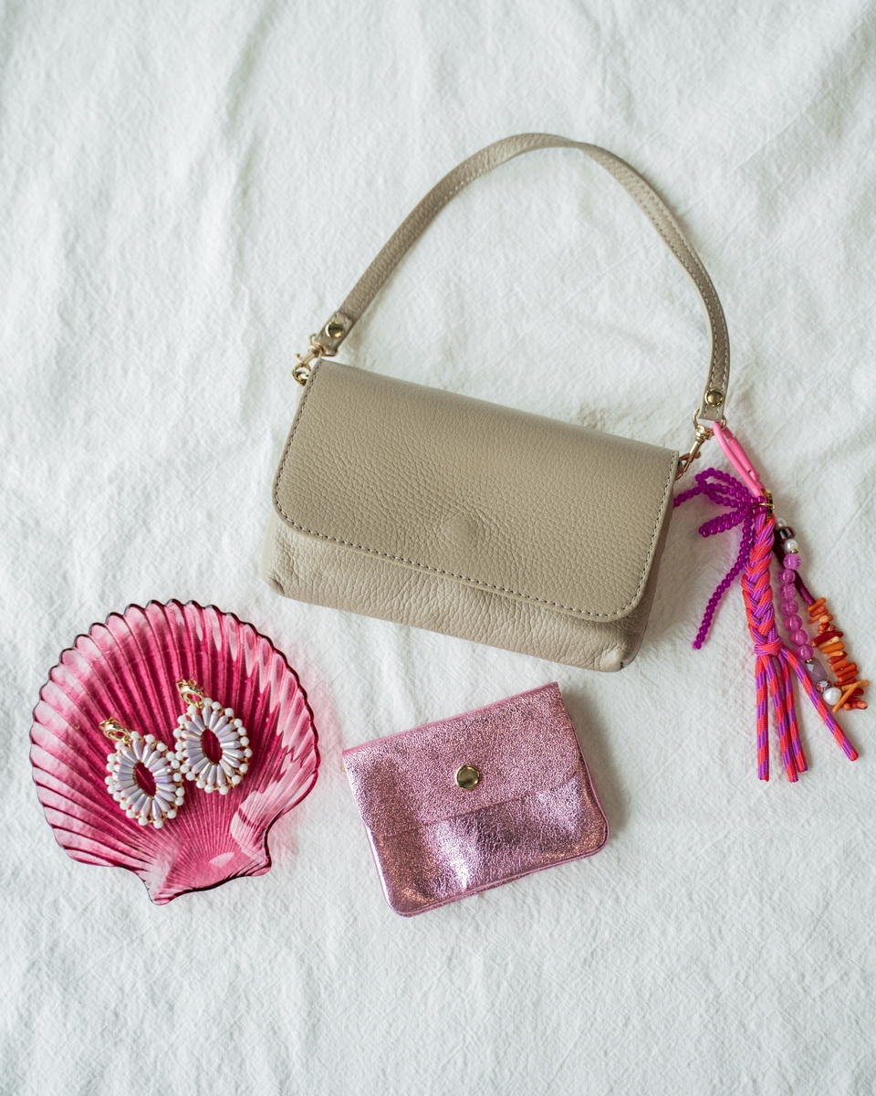 PORTEMONNEE LISA METALLIC ROZE