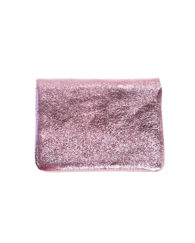 PORTEMONNEE LISA METALLIC ROZE