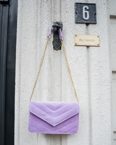 TAS LAURIE SUEDE LILA