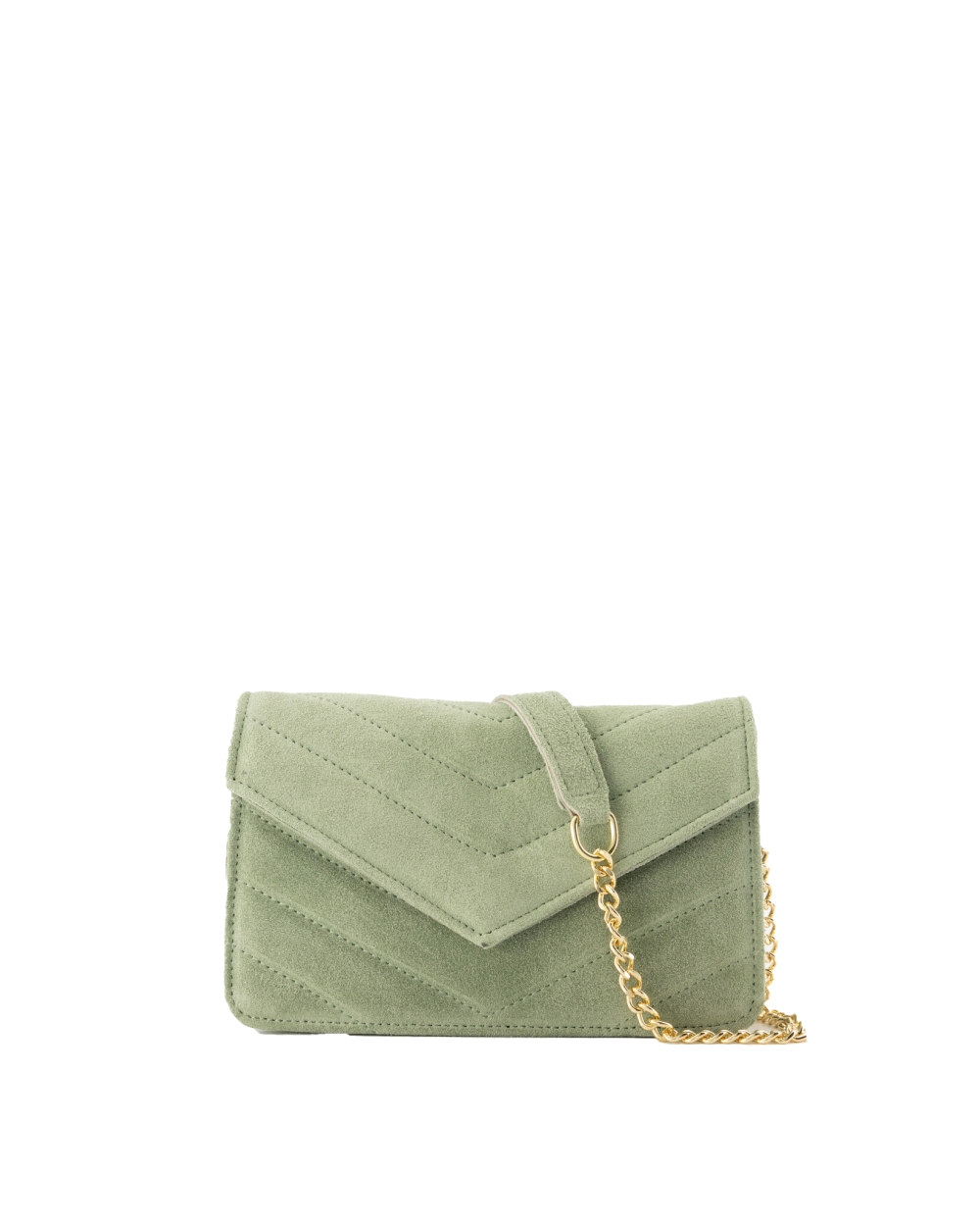 TAS LAURIE SUEDE GROEN