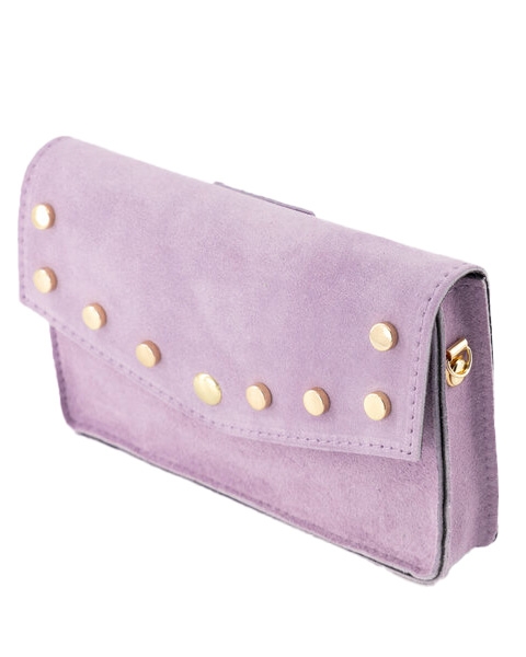 TAS LAURA SUEDE LILA