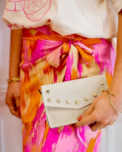 Gossip TAS LAURA SUEDE ECRU