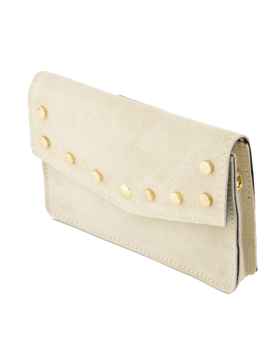 TAS LAURA SUEDE ECRU