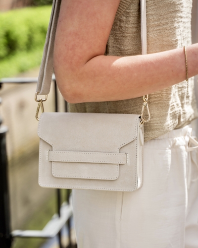 Gossip TAS JANICE SUEDE ECRU