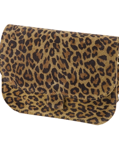 TAS FLORA SUEDE LEOPARD