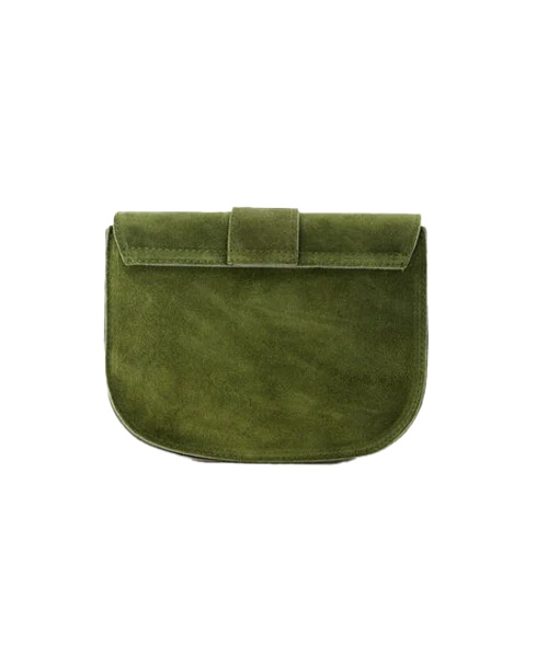 TAS MAAN GROEN SUEDE