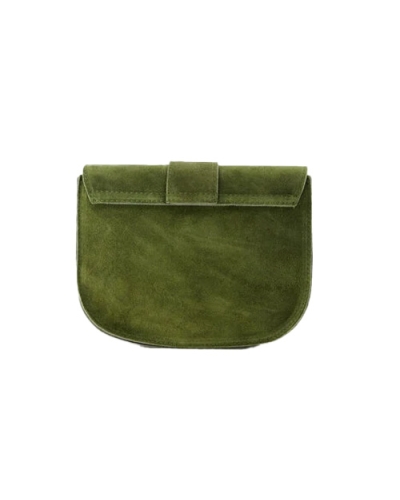 TAS MAAN GROEN SUEDE